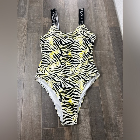 NWOT Kendall and Kylie Acid Zebra One Piece - Picture 4 of 9